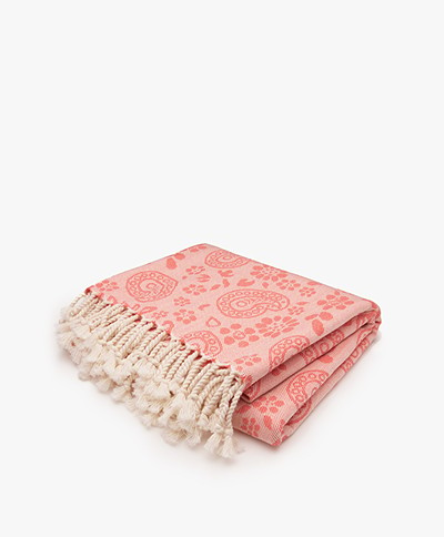 Bon Bini Hammam Towel Lima 180cm x 90cm - Coral