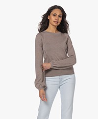 Plein Publique La Coeur Merino Wool Sweater - Taupe