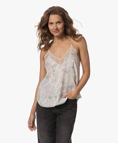 Zadig & Voltaire Christy Jac Chaines Faded Camisole - Mastic