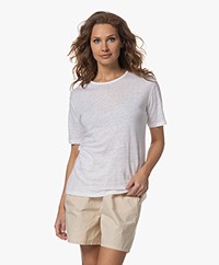 GAI+LISVA Nynne Linen T-shirt - White
