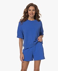 XÍRENA Trixie Cotton Sweatshirt - Bold Blue