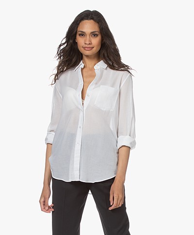 Filippa K Daphne Mesh Shirt - White