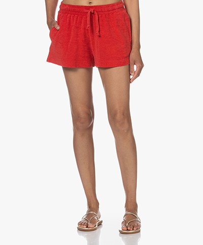 Speezys Amsterdam Terry Jersey Shorts - Fire Red