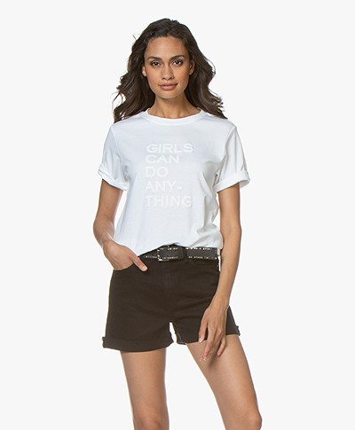 Zadig & Voltaire Bella Girls T-shirt - Wit