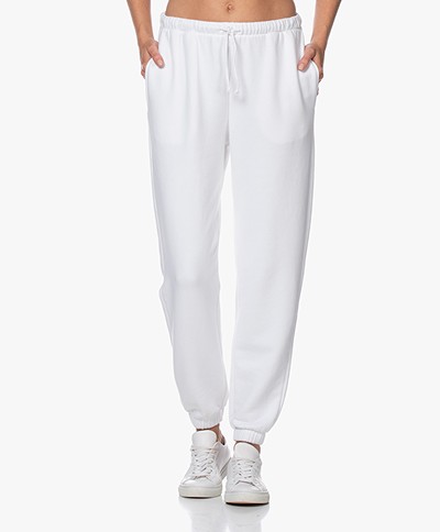 American Vintage Fobye French Terry Sweatpants - Wit