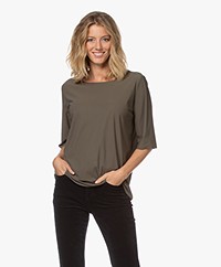 Woman by Earn Danny Tech Jersey T-shirt - Army