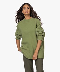 extreme cashmere N°236 Mama Oversized Cashmere Sweater - Nymph