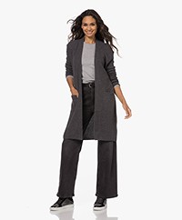 Belluna Scott Merinomix Open Vest - Antraciet