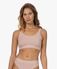 Wolford Beauty Cotton Ribbed Bralette - Powder Pink