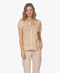 Repeat Linen Short Sleeve Shirt - Cord