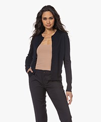 Filippa K Merino Kort Vest - Navy