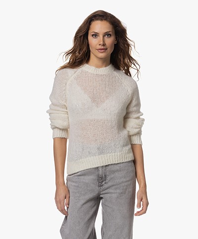 by-bar Senne Mohair Blend Sweater - Off-white