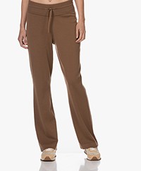 Plein Publique Le Lourdes Gebreide Merinomix Broek - Camel