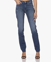 Denham Jolie Slim-fit Straight Jeans - Mid Blue