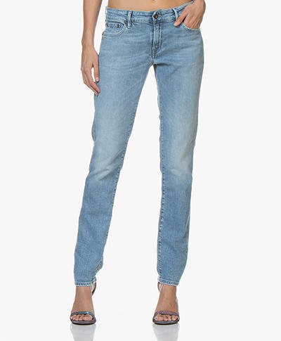 Denham Monroe OX Girlfriend Fit Jeans - Blue