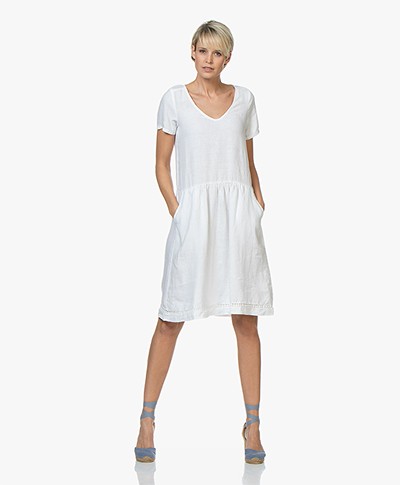 Josephine & Co Caspar Linen Dress - White