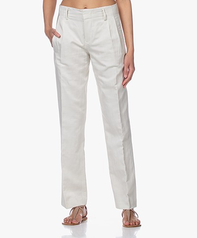 Drykorn Gorgeous Pleated Pants - Off-white