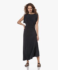 IRO Keallee Cupro Jersey Maxi Dress - Black