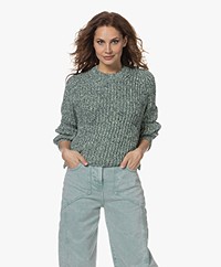 Closed Cotton Mouline Sweater - Midnight Lake