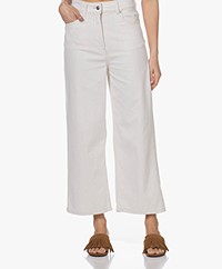 IRO Martine High-rise Straight Cropped Jeans - Beige/Natural White