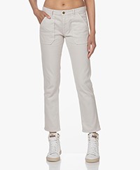 ba&sh Csally Slim-fit Jeans - Craie