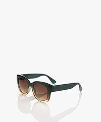 Babsee Nina Reading Sun Glasses - Blue/Brown