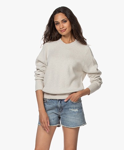 Zadig & Voltaire Montana Cotton Melange Sweater - Craie