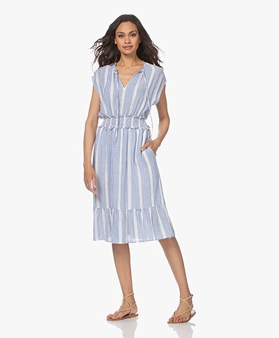 Rails Ashlyn Striped Linen Mix Dress - Levanzo Stripe