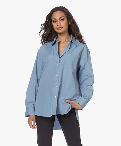 Filippa K Sammy Pure Cotton Shirt - Faded Blue