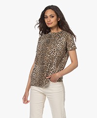 Ragdoll LA Easy Vintage Printed T-shirt - Brown Leopard