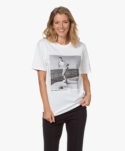 Wolford Limited Edition Helmut Newton T-shirt - Stone Grey  