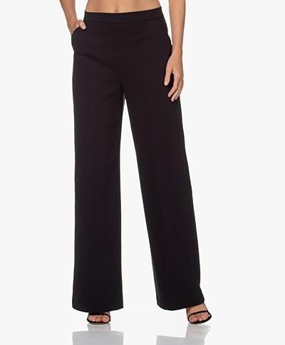 Wolford Baily Viscose Blend Ponte Jersey Pants - Black