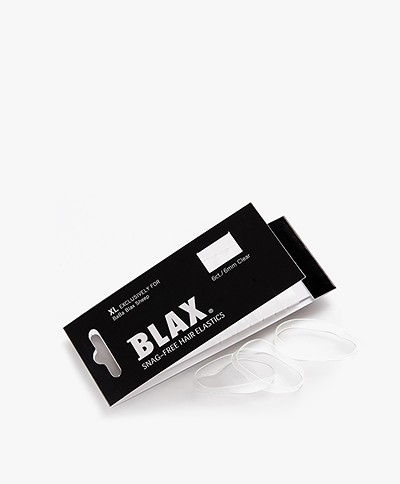 BLAX Haarelastiekjes 6mm - Transparant
