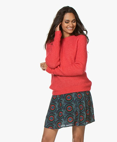 by-bar Sara Mohair Blend Sweater - Red