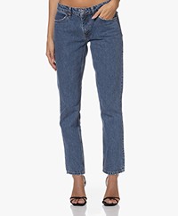 RE/DONE Originals 70's Low Rise Straight Jeans - Blue Mere