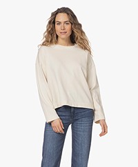 Drykorn Icana Katoenen Sweatshirt - Off-white