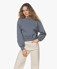 Âme Antwerp Clemence Cotton Sweatshirt - Greyish Blue