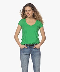 Drykorn Avivi Slub Jersey T-shirt - Green