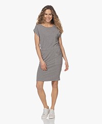 Majestic Filatures French Soft Touch Jersey Dress - Grey Melange