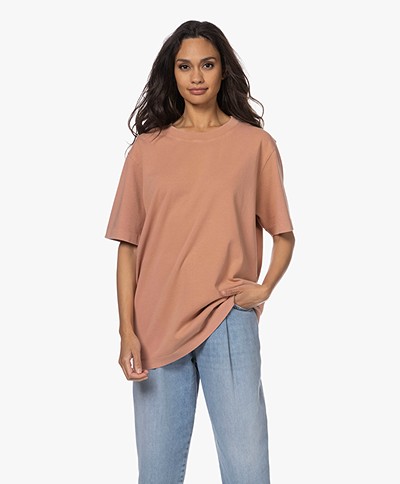 By Malene Birger Fayeh Organic Cotton T-Shirt - Toasted Nut