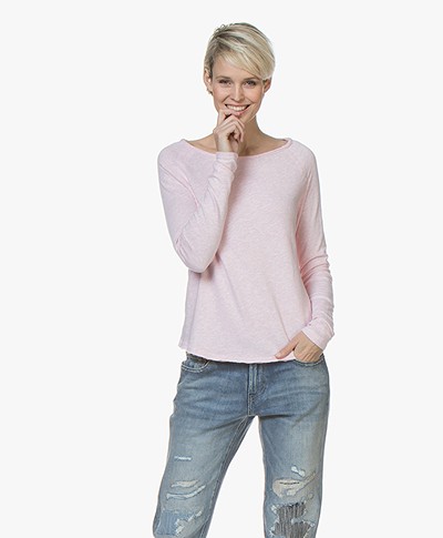 American Vintage Sweater Sonoma - Light Pink Melange