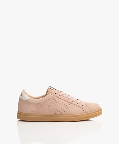 ba&sh Cost Suede Sneakers - Pink Blush