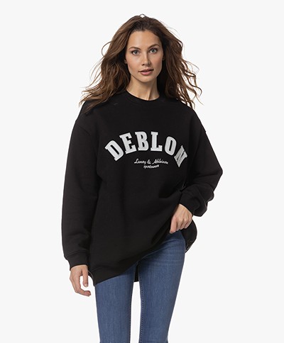 Deblon Sports Puck Oversized Logo Sweater - Black