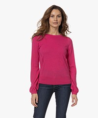 Plein Publique La Coeur Merino Wool Sweater - Pink