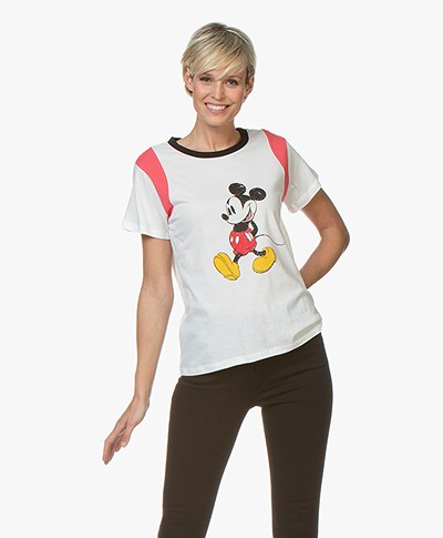 MKT Studio Tonic Mickey Mouse Print T-shirt - Wit