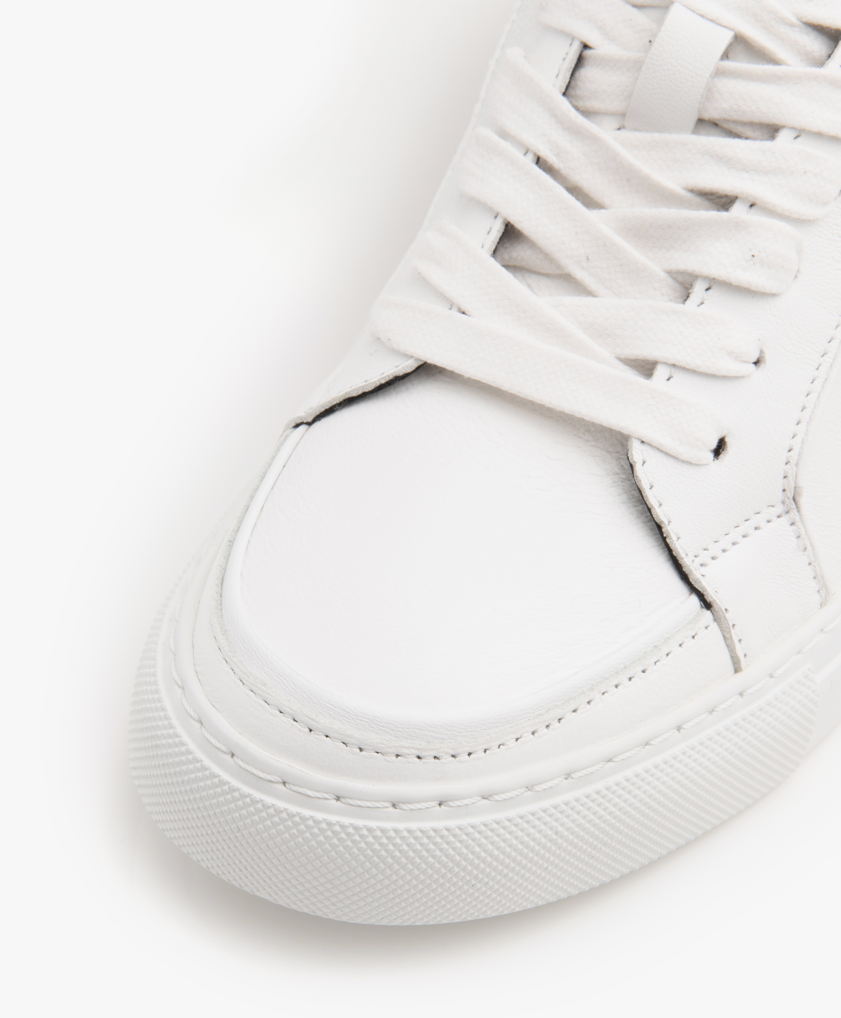 Zadig & Voltaire High Flash Leather Sneakers - White - high flash ...