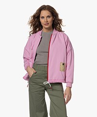 Baindoux Sunset Reversible Bomber Jacket - Pink