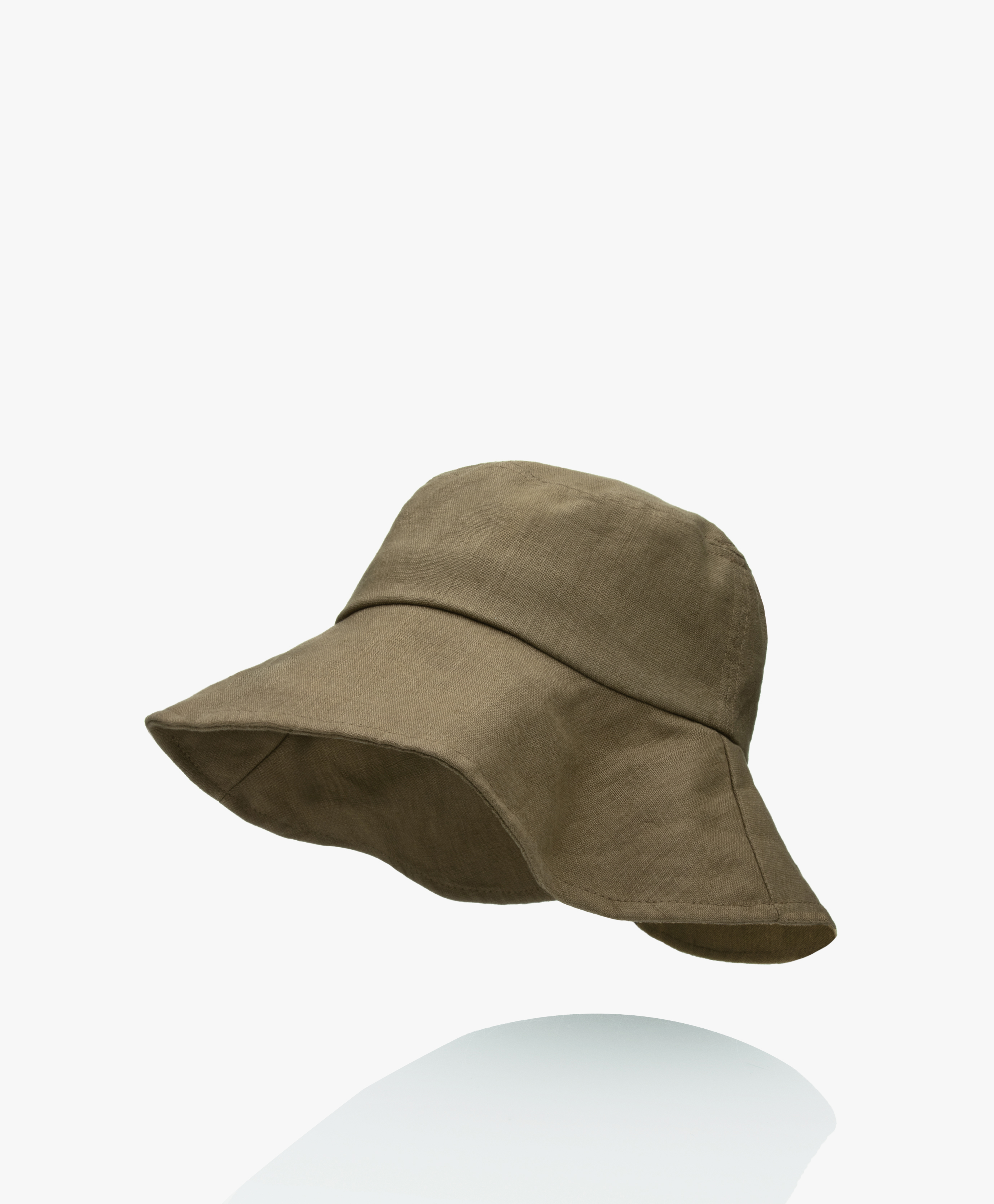 linen bucket hat