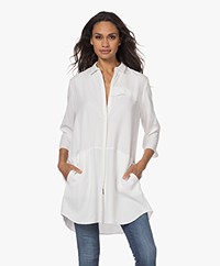 studio .ruig Oos Lange Viscose Blouse - Off-white