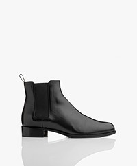 Panara Chelsea Leather Boots - Black